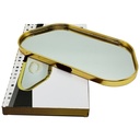 PLATEAU DECO METAL FORME NUAGE 44X24 CM MODELE OR