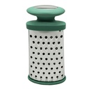 RAPE INOX 24X11X6 CM 6 FACES COULEUR POIGNEE VERT