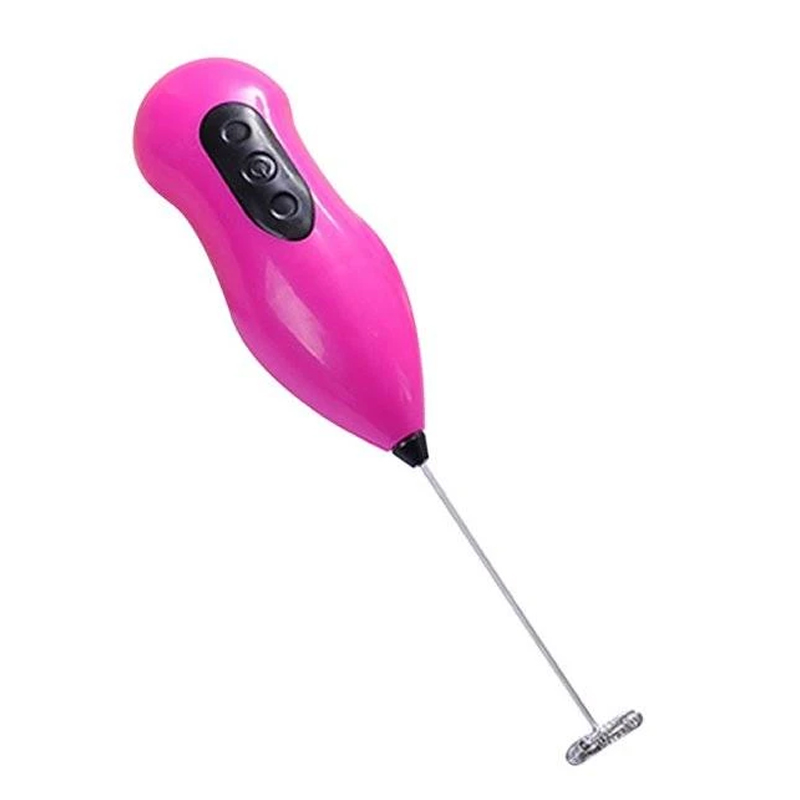 MOUSSEUR LAIT A PILE 21 CM COULEUR VIOLET