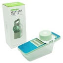 Coupe Légumes Multi-fonctions, lame inox, 29x12x8 cm couleur Vert