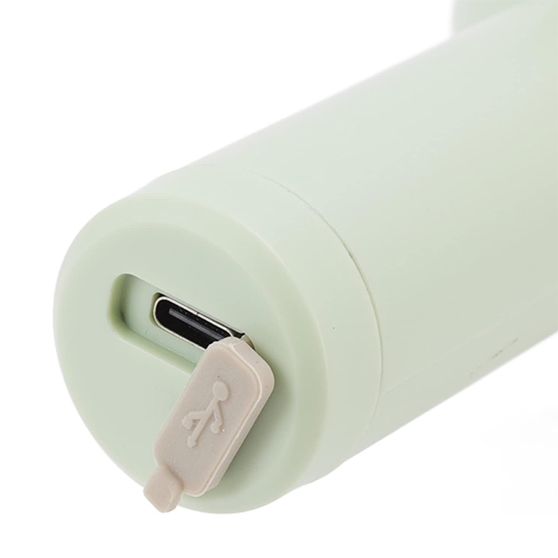 Hachoir électrique (USB), lame inox, 18x11x8 cm couleur Vert