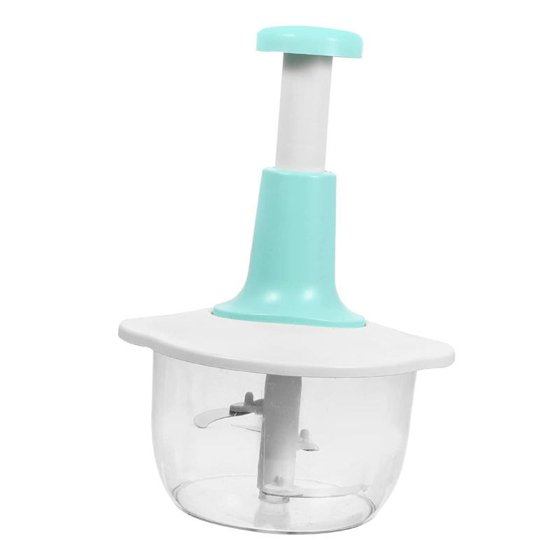 Hachoir manuel, lame inox, 31x19x12 cm couleur Blanc