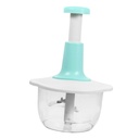 Hachoir manuel, lame inox, 31x19x12 cm couleur Blanc