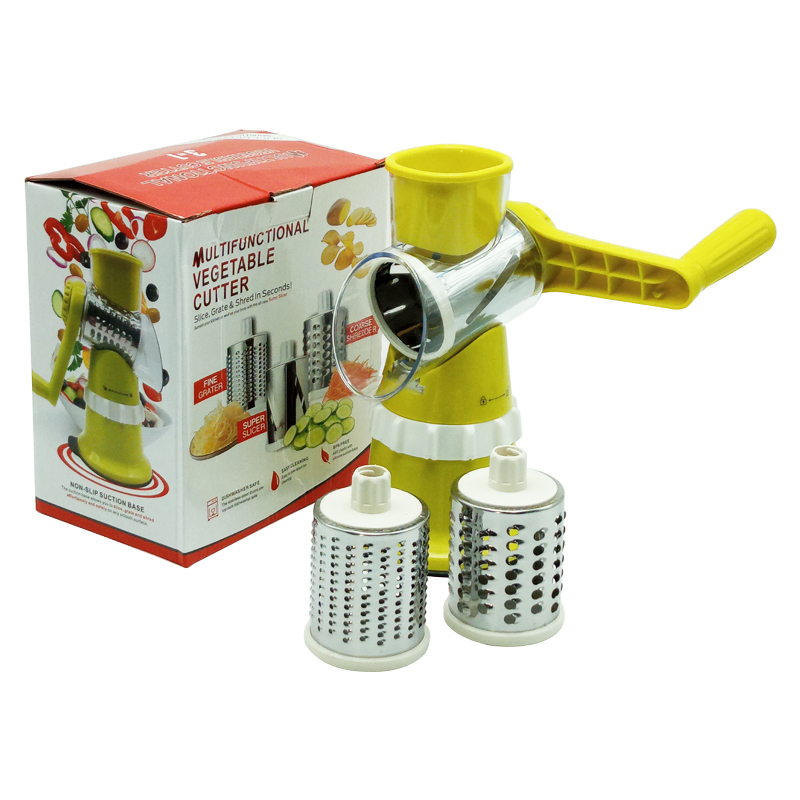 Coupe Légumes Multi-fonctions, lame inox, 24x13 cm couleur Vert