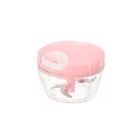 Hachoir manuel, lame inox, 13x9 cm mix couleur Noir / Bleu / Gris / Rose