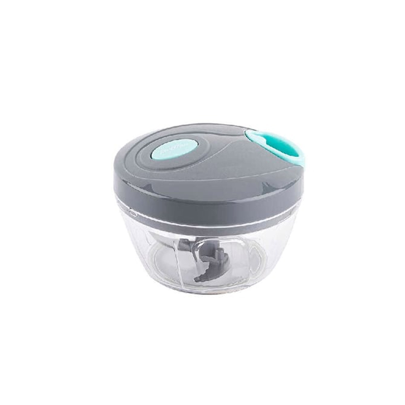 Hachoir manuel, lame inox, 13x9 cm mix couleur Noir / Bleu / Gris / Rose