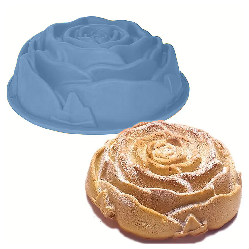 Moule silicone 24 cm mix couleur Rose / Bleu / Gris / Violet