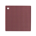 Sous Plat en silicone 17x17 cm mix couleur Rouge / Gris / Violet