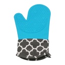 Gant four en silicone 30x15 cm couleur mix Noir / Bleu / Rouge / Vert
