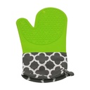 Gant four en silicone 30x15 cm couleur mix Noir / Bleu / Rouge / Vert