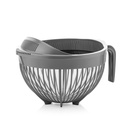 EGOUTTOIR 3 LITRES PLASTIQUE MIX GRIS/BEIGE/VERT/ANTHRACITE