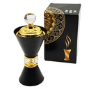 BRULEUR ENCENT METAL 21X9 CM MODELE NOIR-OR