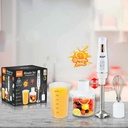 Set 5 pièces batteur électrique 600 ml 300 W Couleur Blanc