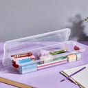 BOITE ALIMENTAIRE PLASTIQUE LONG FORMAT 2.3 LITRES (37x14.5x6.5 cm) TRANSPARENT