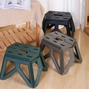 TABOURET PLIABLE PLASTIQUE 28X20X24 CM COULEURS MIX NOIR / VERT / MARRON