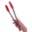 PINCE A SALADE METAL + PLASTIQUE 30 CM COULEUR MIX ROUGE / VERT