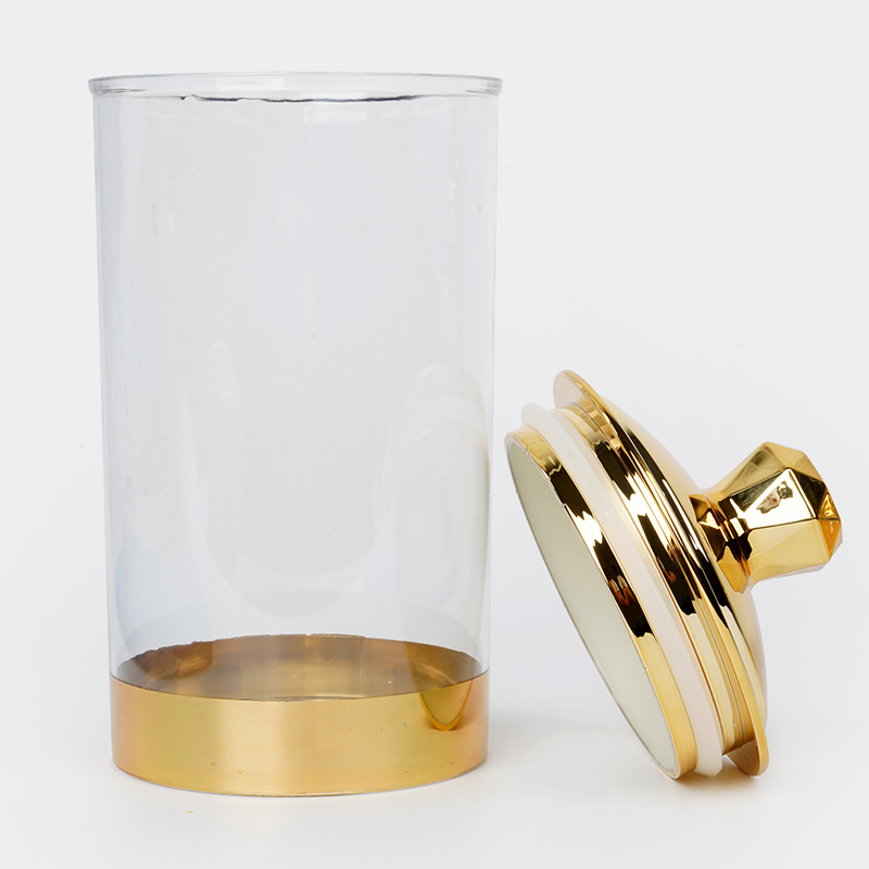SET 3 PIECES POT EN PLASTIQUE DECORATIF 16.5X10 / 13X10 / 9X10 CM MODELE OR
