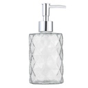 Distributeur savon en verre 350 ML transparent