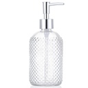 Distributeur savon en verre 350 ML transparent
