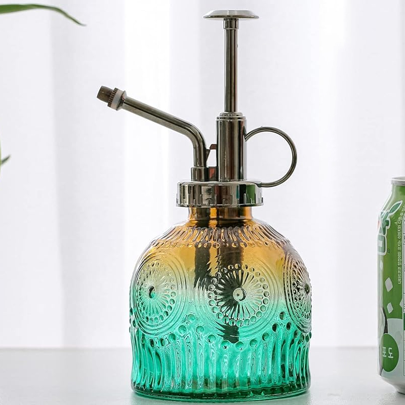 Spray parfum 200 ML en verre couleur vert