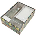 Set salle de bain 3 pièces en verre transparent