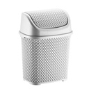 POUBELLE 6 LITRES MIX BEIGE/GRIS/BLANC/ROSE