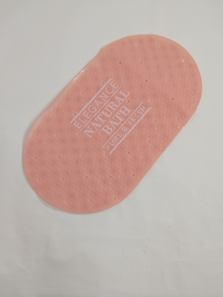 Tapis de douche 70x38 cm Mix couleur blanc / rose / bleu / vert