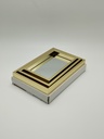 Set 3 plateaux déco mirroir 30x20 / 27x17 / 23x14 cm