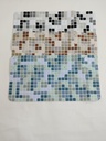 Tapis de bain 66x34 cm Mix couleur vert / noir / marron / blanc