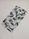 Tapis de bain 66x34 cm Mix couleur vert / noir / marron / blanc