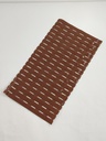 Tapis de bain 69x37 cm Mix couleur vert / gris / marron / blanc