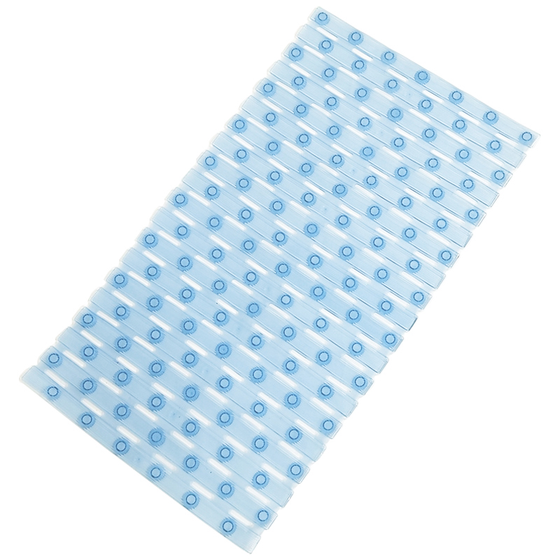 Tapis de bain 70x38 cm Mix couleur vert / gris / rose  / marron