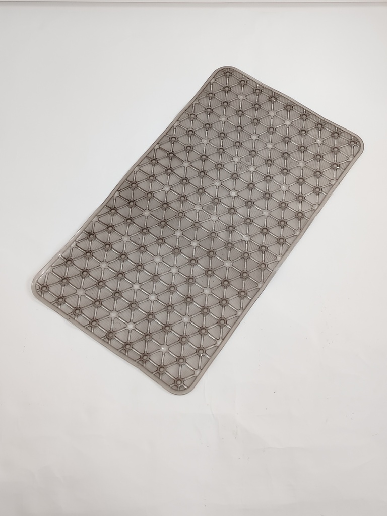 Tapis de bain 66x36 cm Mix couleur blanc / rose / gris / marron