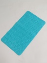 Tapis de bain 66x36 cm Mix couleur noir / marron / bleu / blanc / rouge