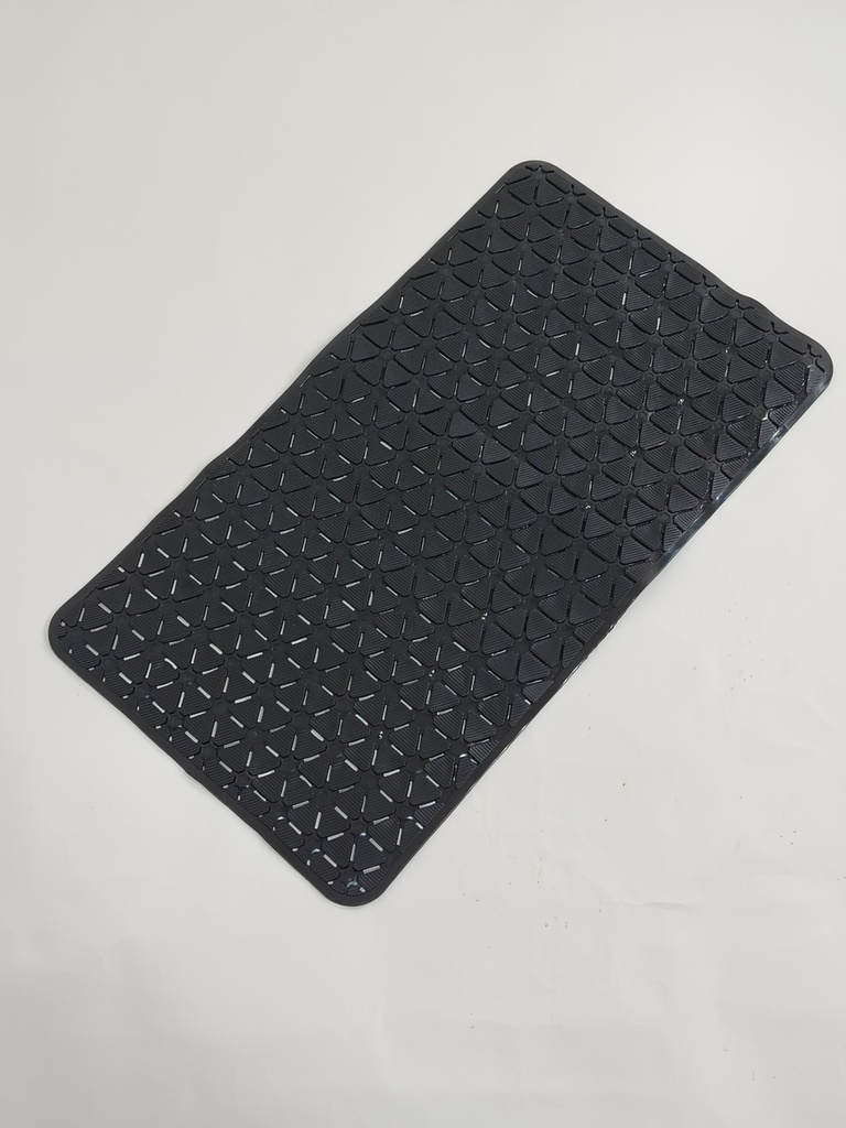 Tapis de bain 66x36 cm Mix couleur noir / marron / bleu / blanc / rouge