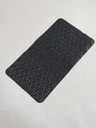 Tapis de bain 66x36 cm Mix couleur noir / marron / bleu / blanc / rouge