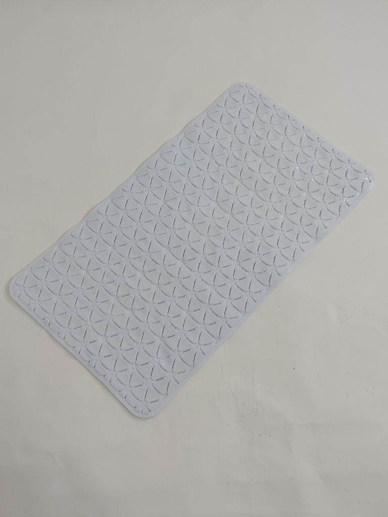 Tapis de bain 66x36 cm Mix couleur noir / marron / bleu / blanc / rouge