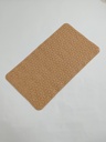 Tapis de bain 66x36 cm Mix couleur noir / marron / bleu / blanc / rouge