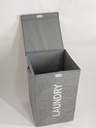 Bac à linge 53*33 cm couleur gris