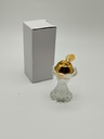 Bruleur encent métal 12*6 cm modèle or