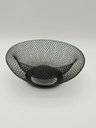 Panier à fruit métal 25*11 cm couleur noir