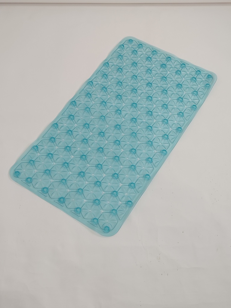 Tapis de bain 69x36 cm Mix couleur rose / bleu / marron / gris