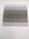Tapis de bain 69x36 cm Mix couleur rose / bleu / marron / gris