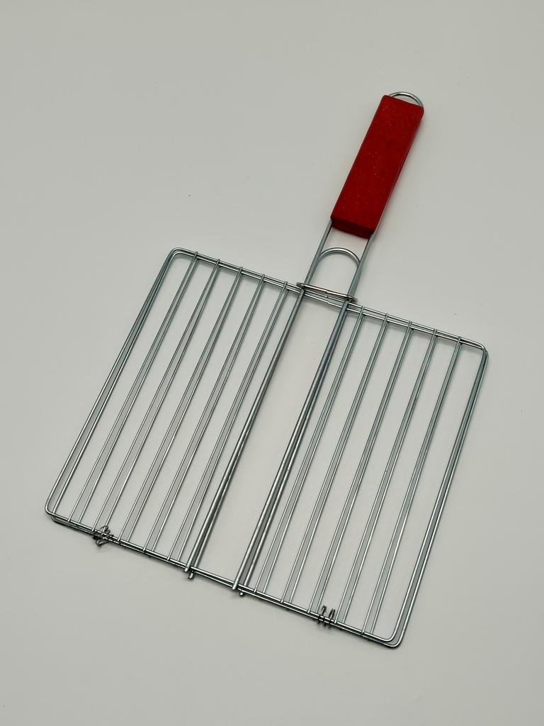 Grill barbecue manche bois 28*20/38 cm