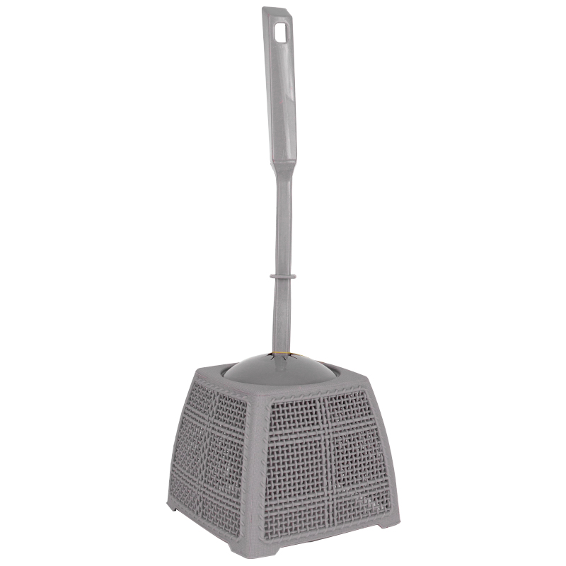 BROSSE A TOILETTE MIX GRIS/ROSE/BLANC