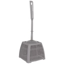 BROSSE A TOILETTE MIX GRIS/ROSE/BLANC