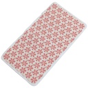 Tapis de bain 68x37 cm Mix couleur vert / gris / rose  / marron