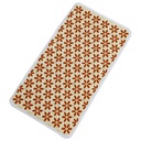 Tapis de bain 68x37 cm Mix couleur vert / gris / rose  / marron