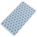 Tapis de bain 68x37 cm Mix couleur vert / gris / rose  / marron
