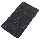 Tapis de bain 67x37 cm Mix couleur blanc / noir / vert / marron / gris
